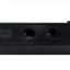 Zásuvkový blok s posuvným hliníkovým víkem v černé barvě , 2x 230V, 2x USB nabíječka, kabel 1.5m
