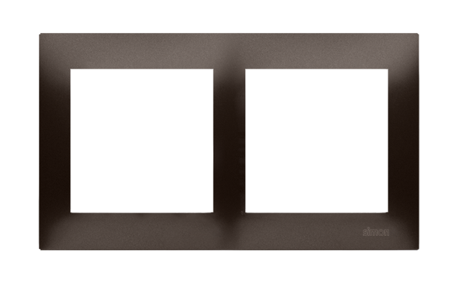 Rámček 2 - pre sadrokartónové krabice hnedá matná, metalizovaná