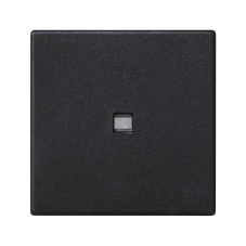 Kryt K45 s podsvícením barva: bílý 45×45mm grafitově-šedá
