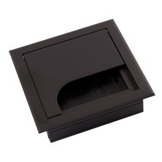 Káblová priechodka 80 x 80 mm, materiál hliník, farba čierna