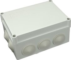 SEZ DK Krabice 150x110x70mm, 10 kruhových průchodek, IP55