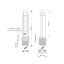 Výsuvná zásuvka, 3x 250V, 2x USB A+C nabíječka, kabel 1.5 m, barva stříbrná